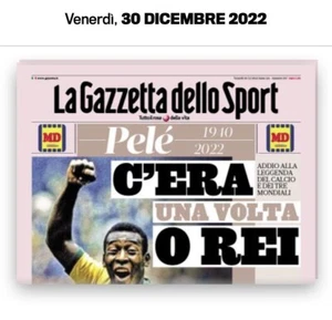La gazzetta dello Sport 30 December 2022 Pelè - Picture 1 of 2