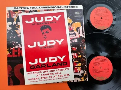 Judy Garland – Judy At Carnegie Hall - Judy In Person LP Vinyl, Capitol  NM/NM - Image 1 of 4