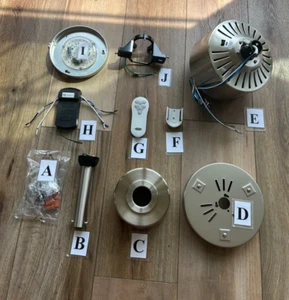 Replacement Parts for Harbor Breeze Reidsport 44" Ceiling Fan RDS44BNK5LR (R) - Picture 1 of 11