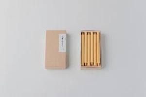 Daiyo Rice Bran Wax Candles – 12 pcs (120mm / 70 min) # 23054 - Picture 1 of 3