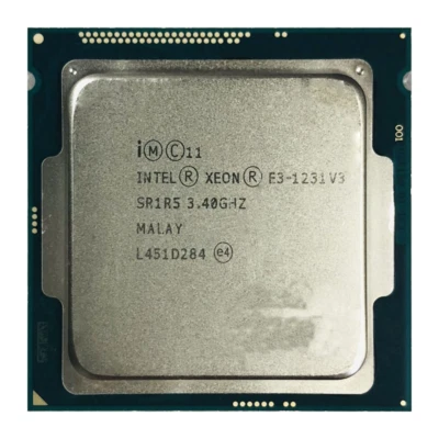 Intel Xeon E3-1231 v3 3.40 GHz Quad-Core 8 Threads 80W LGA 1150 CPU Processor - Image 1 of 4