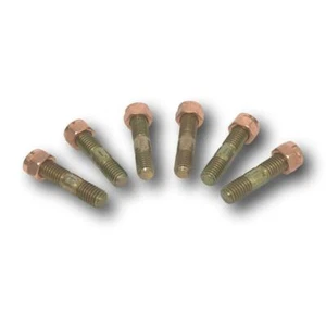 TURBO STUD & COPPER LOCK NUT FOR DUMP PIPE SET OF 6 - M8 X 1.25 X 36MM LONG - Picture 1 of 3