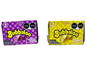 2-Pk Bubbaloo Chicle Sabores 🇲🇽Gum Bubbaloo Banana & Tutti-frutti 255gr/8.99oz - Picture 1 of 3