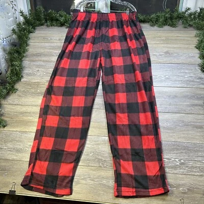 Pantalones de pijama rojos talla XL (38-42” cintura) para hombre elásticos a cuadros de Mission Ridge Foto 1 de 4
