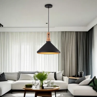 Lampadario a Sospensione Stile Industriale Attacco E27 Cucina Soggiorno - Immagine 1 di 4