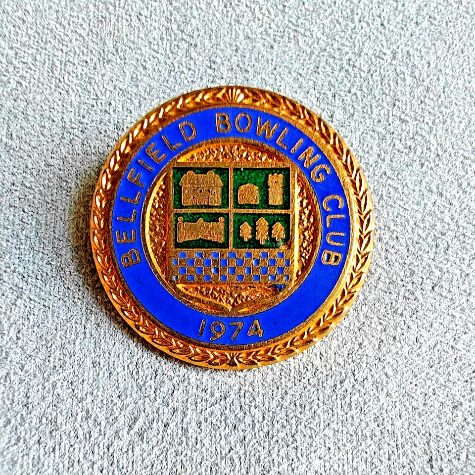 Bellfield Bowling Club - Enamel Pin Badge Bowls Sports UK - Image 1 of 2