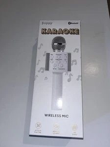 Karaoke Wireless Mic Xo Poppy Bluetooth Microphone with Speaker + Voice Effects - Picture 1 of 4