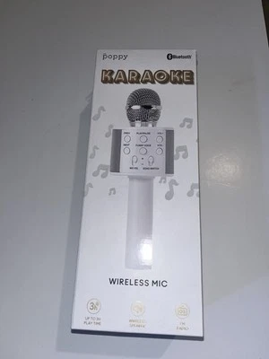 Karaoke Wireless Mic Xo Poppy Bluetooth Microphone with Speaker + Voice Effects - Image 1 of 4
