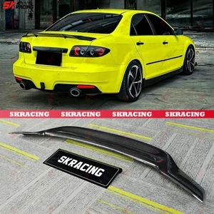  Alerón trasero forjado/fibra de carbono/negro brillante FRP para Mazda 6 2003-2008 - Imagen 1 de 33