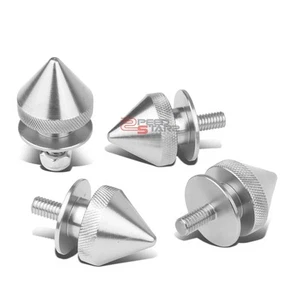 SUJETADOR UNIVERSAL DE ALUMINIO LIBERACIÓN RÁPIDA PARACHOQUES GUARDABARROS ESCOTILLA MALETERO PLATA - Imagen 1 de 5