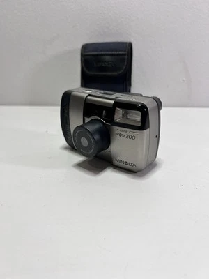 Minolta Vectis 200 IX DATE APS film Point & Shoot Camera With Case Working  - Image 1 of 4