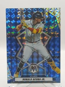 💎 2022 Panini Mosaic Ronald Acuña Jr. Blue Prizm #158 – Atlanta Braves 💎 - Picture 1 of 2