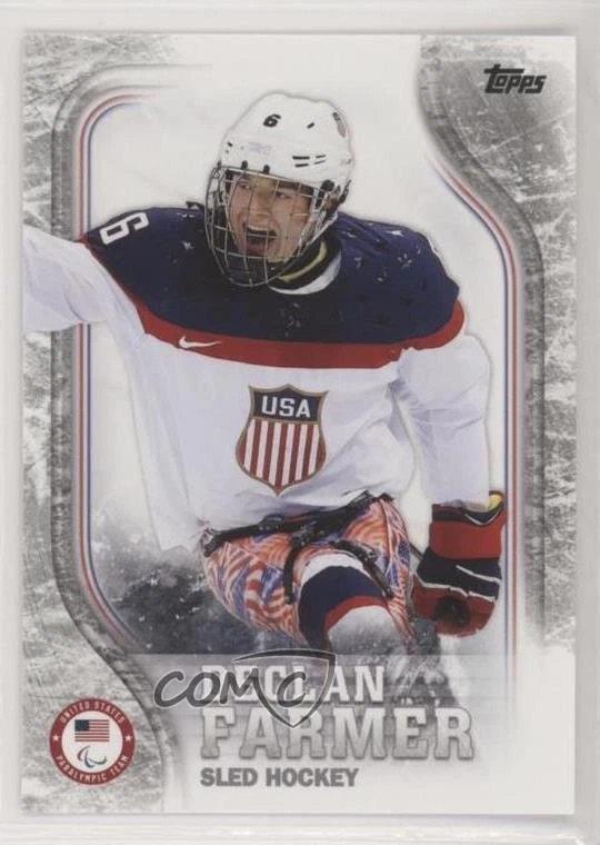 2018 Topps US Olympic & Paralympic Team and Hopefuls Silver Declan Farmer - Image 1 of 2