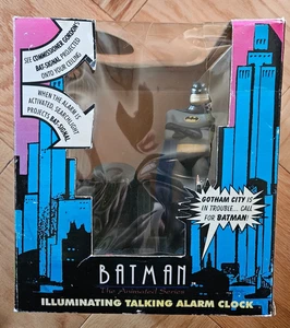 Vintage 1994 Batman The Animated Series Talking Alarm Clock Tested! - Picture 1 of 5