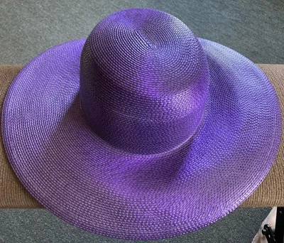 Chapéu de sol vintage Street Smart da Betmar roxo aba larga sem falhas visíveis - Imagem 1 de 4