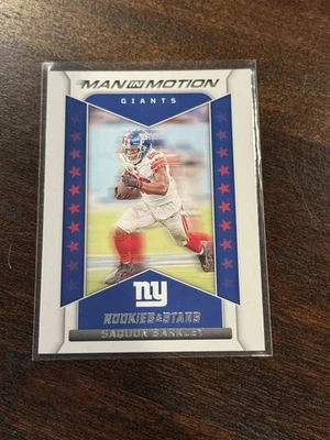 2022 Rookies And Stars Man In Motion Saquon Barkley #MM-10 (D) - Image 1 of 2