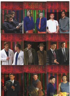 2016 Supernatural Season 4-6 Rainbow Foil Parallel Disguises Chase Card Set D1-9 - Image 1 of 2