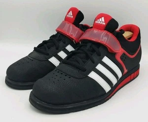 Adidas Powerlift 2 Q33821 Weightlifting Shoes Black/Red Men's Size UK 8.5 - Picture 1 of 12