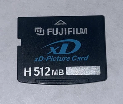 🔥 Fujifilm 🔥 xD Picture Card H 512MB Memory Card (Fits Olympus)  ✅ TESTED ✅ - Image 1 of 2