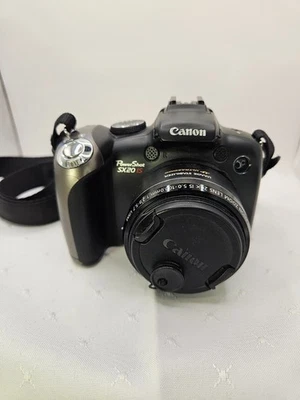 Цифровая камера Canon PowerShot SX20 IS 12,1 Мп 20-кратный зум протестирована рабочая - Изображение 1 из 4