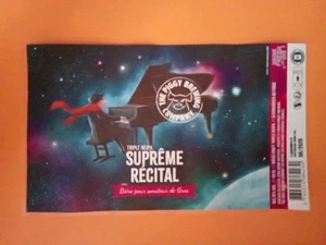 Etiqu. Can'Alu : SUPREME RECITAL - The PIGGY Brewing Company / FRANCE - Picture 1 of 1