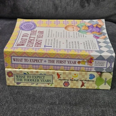 What to Expect The First Year & Toddler Years Books by Heidi Murkoff - Image 1 of 4