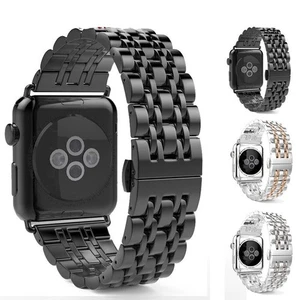 Cinturino iWatch acciaio inox metallo per Apple Watch serie 7 6 5 4 41/45mm - Foto 1 di 18