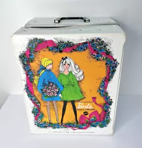 Vintage 1968 Barbie Doll Trunk Carrying Case With Accessory Drawers - Picture 1 of 20
