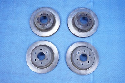 Juego de 4 rotores de freno delanteros y traseros Nissan Titan XD 2016-2021 OEM Foto 1 de 3