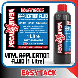 vinyl application fluid liquid decal slide repositioning 1 Litre Refill EasyTack - Picture 1 of 5