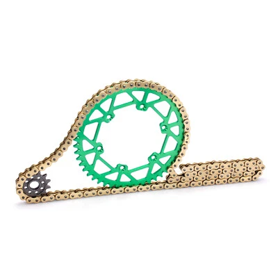 Kit de piñón de cadena 520 delantero 13T + trasero 48T-52T para Kawasaki KX250 KX 250 94-08 Foto 1 de 4