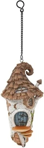 Miniature World Vivid Arts Homes - Hanging Birchlog Treehouse (MW01-027) - Picture 1 of 11