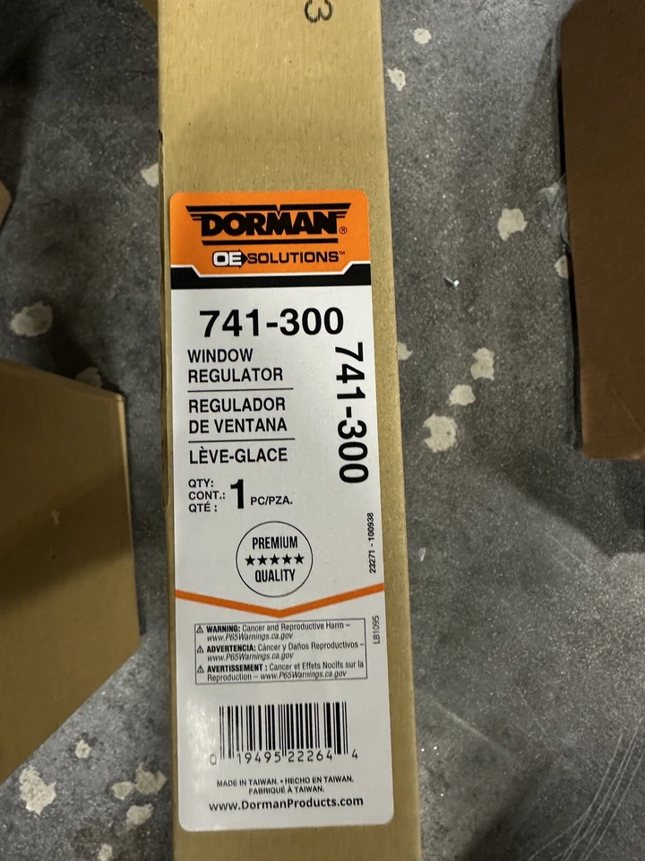 Conjunto de motor y regulador de ventana eléctrica Dorman 741-300 para Honda Civic 01-05 Foto 1 de 2