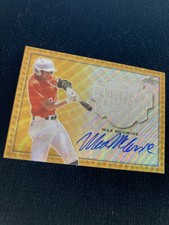 🔥📈 Max Mcgwire 2020 Leaf Perfect Game Gold Autograph 2/2 Chicago Cubs Mark Son
