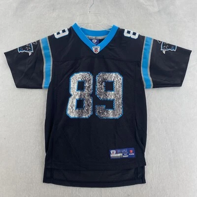 Camiseta de fútbol americano Reebok NFL Carolina Panthers Steve Smith 89 juvenil talla mediana 10-12 Foto 1 de 4