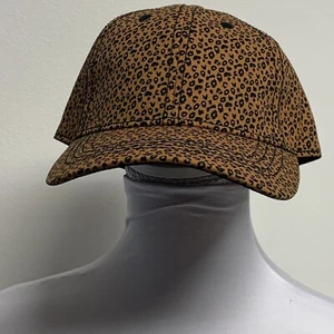 Time and Tru | Leopard Print Baseball Cap Hat NWT - Picture 1 of 7