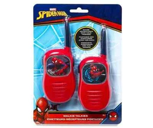 Walkies Talkies Marvel Spider-Man Rojos y Azules, Totalmente Nuevos (2 Walkie Talkies) - Imagen 1 de 8