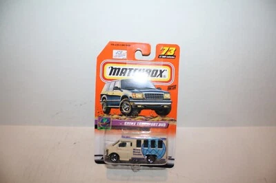 2000 火柴盒 雪佛兰 Transit Bus-1/80-NICE-PACKAGED-BEIGE — 第 1/4 张图片