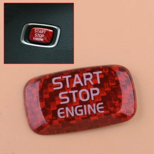 Red Engine Start Stop Switch Button Cover Fit For Volvo V40 V60 S60 XC60 S60L bu - Picture 1 of 5