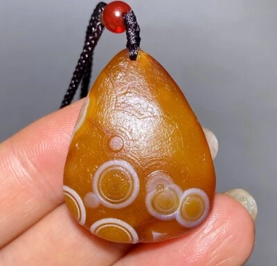 Colgantes de ágata/piedra Gobi naturales raros certificados ~ Collares Foto 1 de 4