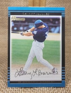 2002 Bowman Larry Barnes Baseball Card #159 Angels FREE S&H A4