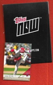 SHOHEI OHTANI 2018 TOPPS NOW #23 1ST CAREER WIN / BLACK BOX SHIPPING SLEEVE - Picture 1 of 4