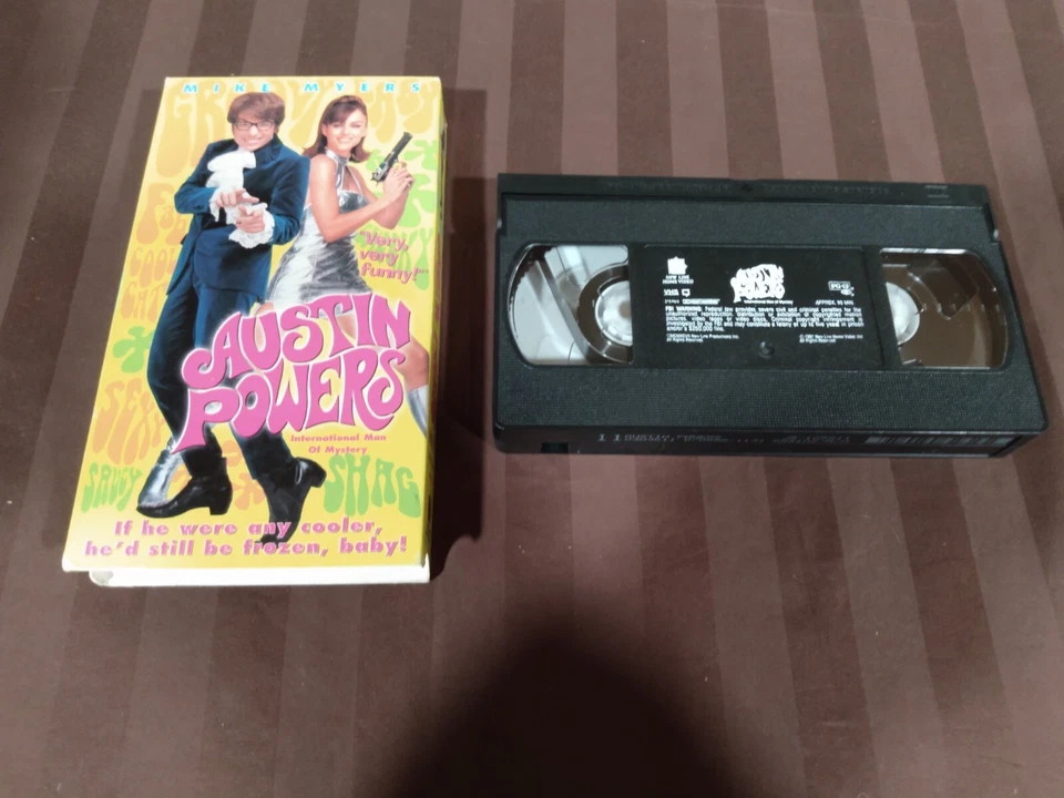 Austin Powers: International Man of Mystery (VHS, 1997) Mike Myers Like New  Foto 1 de 1