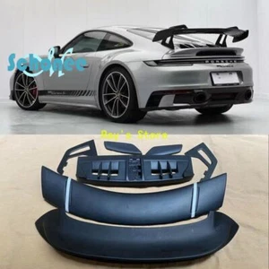 frp unpainted rear trunk spoiler wing for porsche carrera 911 992 gt3 style - Picture 1 of 11