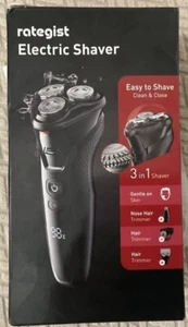 Rategist Elektrorasierer 3-n-1 Akku Rasierer mit Nasen- & Haarschneider WD787 - Bild 1 von 4