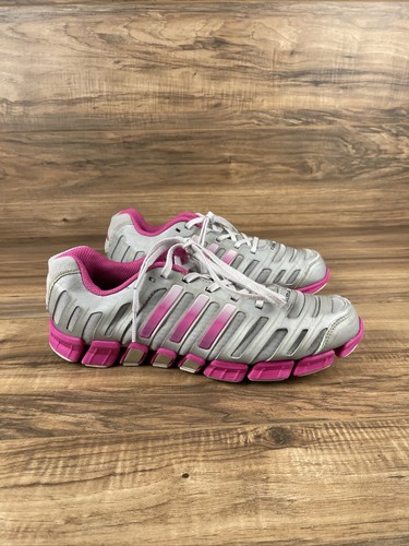 Adidas Clima Cool Ultra X scarpa da corsa atletica donna rosa grigia taglia 9