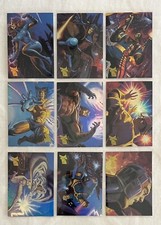 🔥1996 Marvel Fleer Ultra X-Men Wolverine Complete 9 Card HoloFlash Puzzle Set🔥