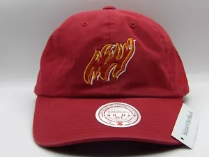Mitchell and Ness NBA Miami Heat Hat Adjustable Strap Red - Picture 1 of 6