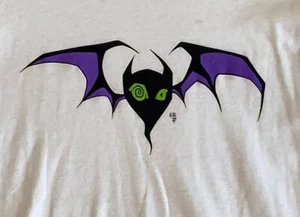 Vampire Bat T Shirt Goth T Shirt Halloween T Shirt Youth Girls Medium T Shirt - Picture 1 of 2