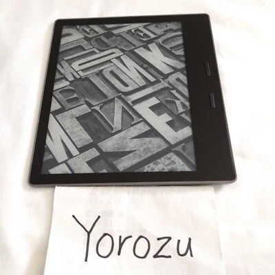 Used Amazon Kindle Oasis 10th Gen 32GB eBook Reader 7 inch Silver No Ads - Image 1 of 4